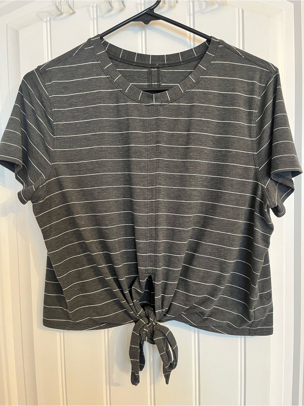 Lululemon All Sport Tie-Front Short Sleeve Shirt - Size M